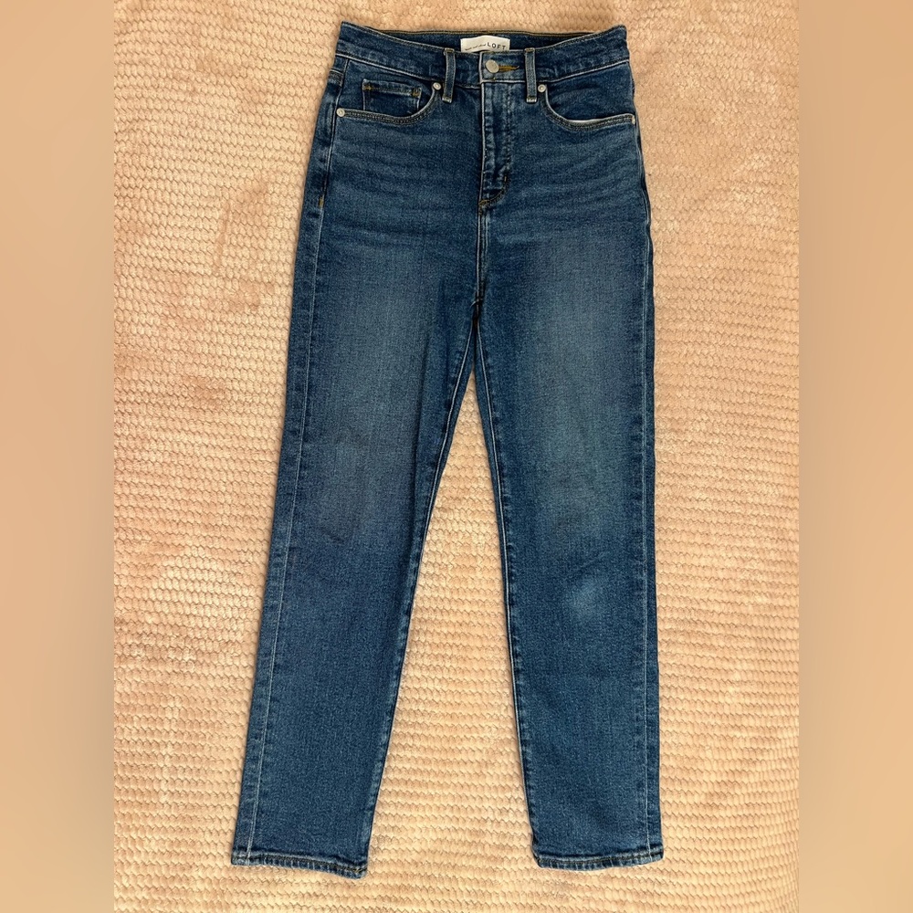 Loft High Rise Straight Jean